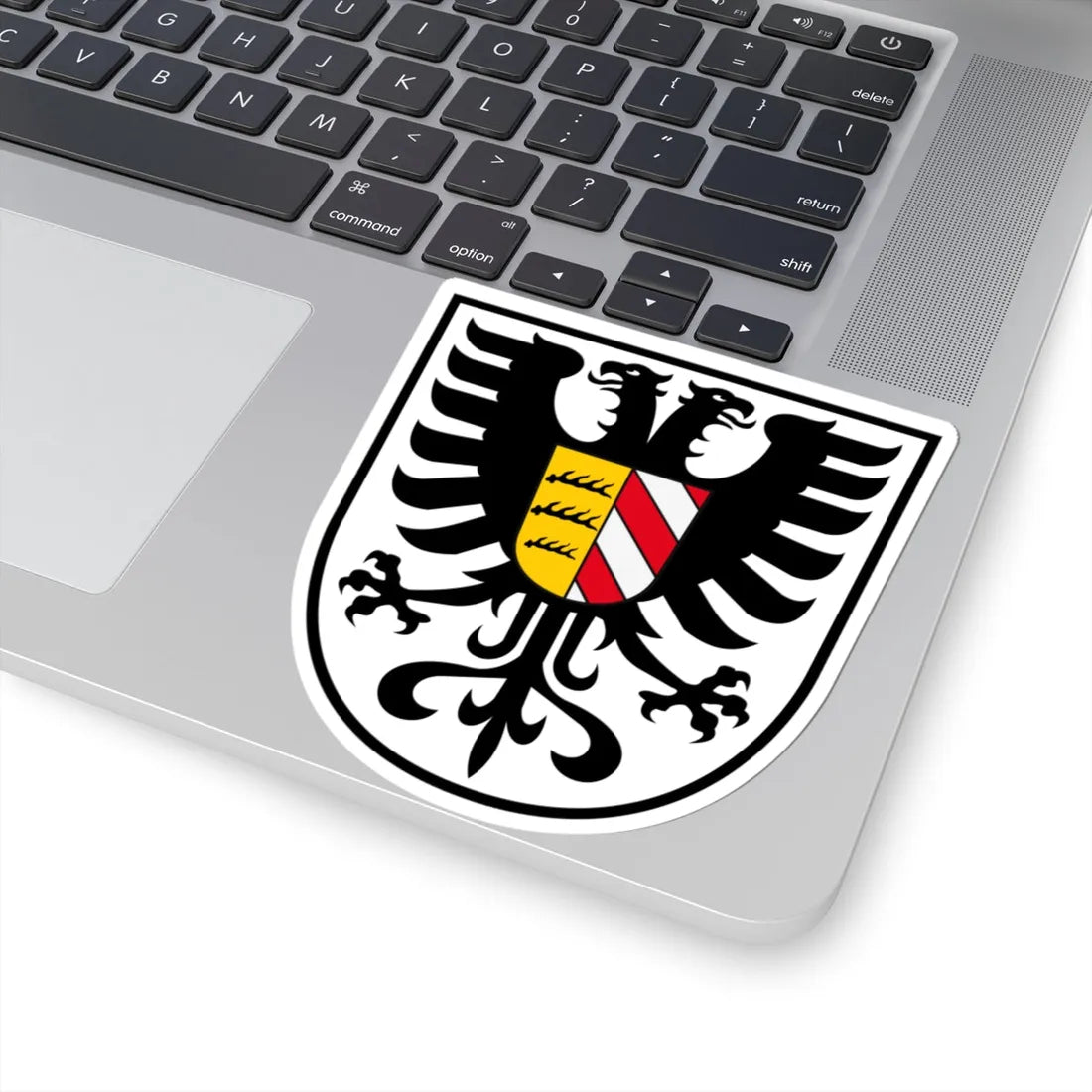 Landkreiswappen des Landkreises Alb-Donau-Kreis (Germany) (Coat of Arms) STICKER Vinyl Kiss-Cut Decal - The Sticker Space