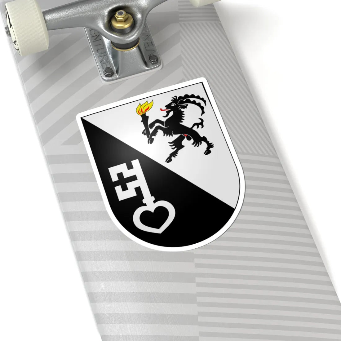 Landquart-coat of arms (Switzerland) (Coat of Arms) STICKER Vinyl Kiss-Cut Decal - The Sticker Space