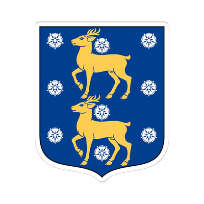 Ölands-Ålands vapen (Finland) (Coat of Arms) STICKER Vinyl Kiss-Cut Decal 6 Inch White - The Sticker Space