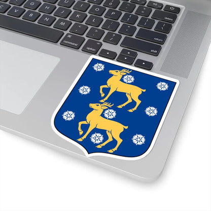 Ölands-Ålands vapen (Sweden) (Coat of Arms) STICKER Vinyl Kiss-Cut Decal - The Sticker Space