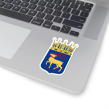Ölands vapen crowned (Sweden) (Coat of Arms) STICKER Vinyl Kiss-Cut Decal - The Sticker Space