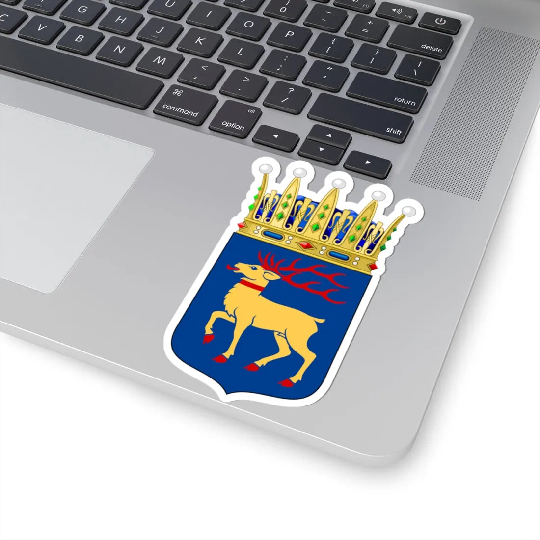 Ölands vapen crowned (Sweden) (Coat of Arms) STICKER Vinyl Kiss-Cut Decal - The Sticker Space