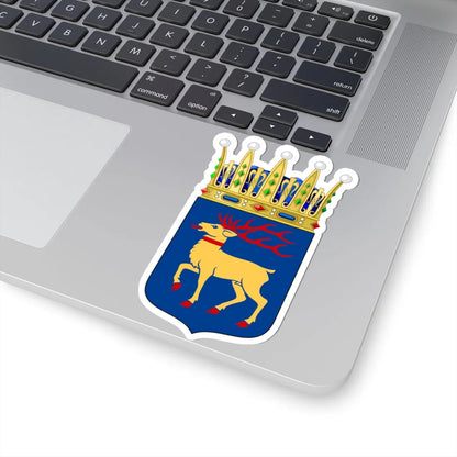 Ölands vapen crowned (Sweden) (Coat of Arms) STICKER Vinyl Kiss-Cut Decal - The Sticker Space