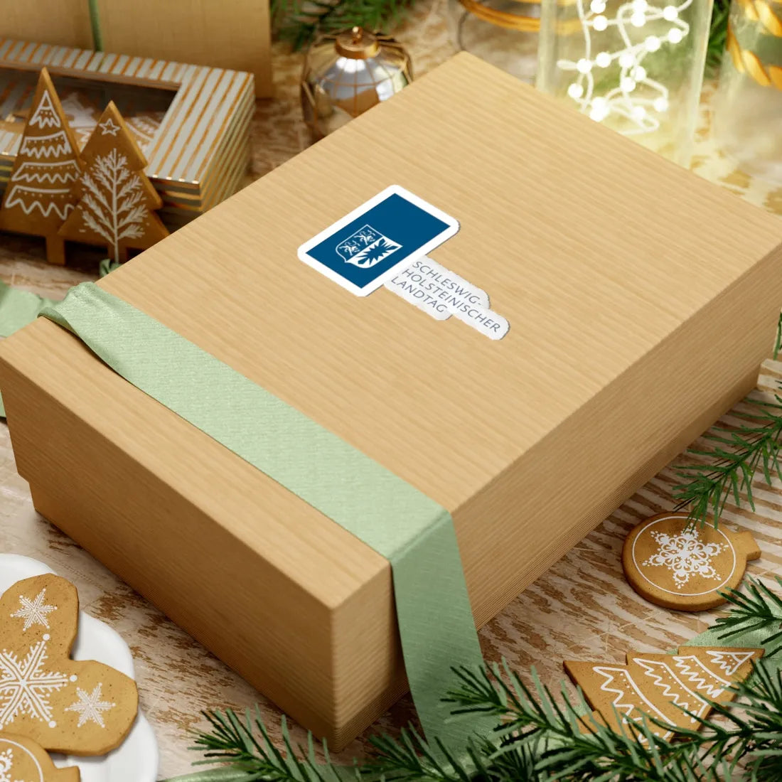 Landtag SH Logo (Denmark) (Coat of Arms) STICKER Vinyl Kiss-Cut Decal - The Sticker Space