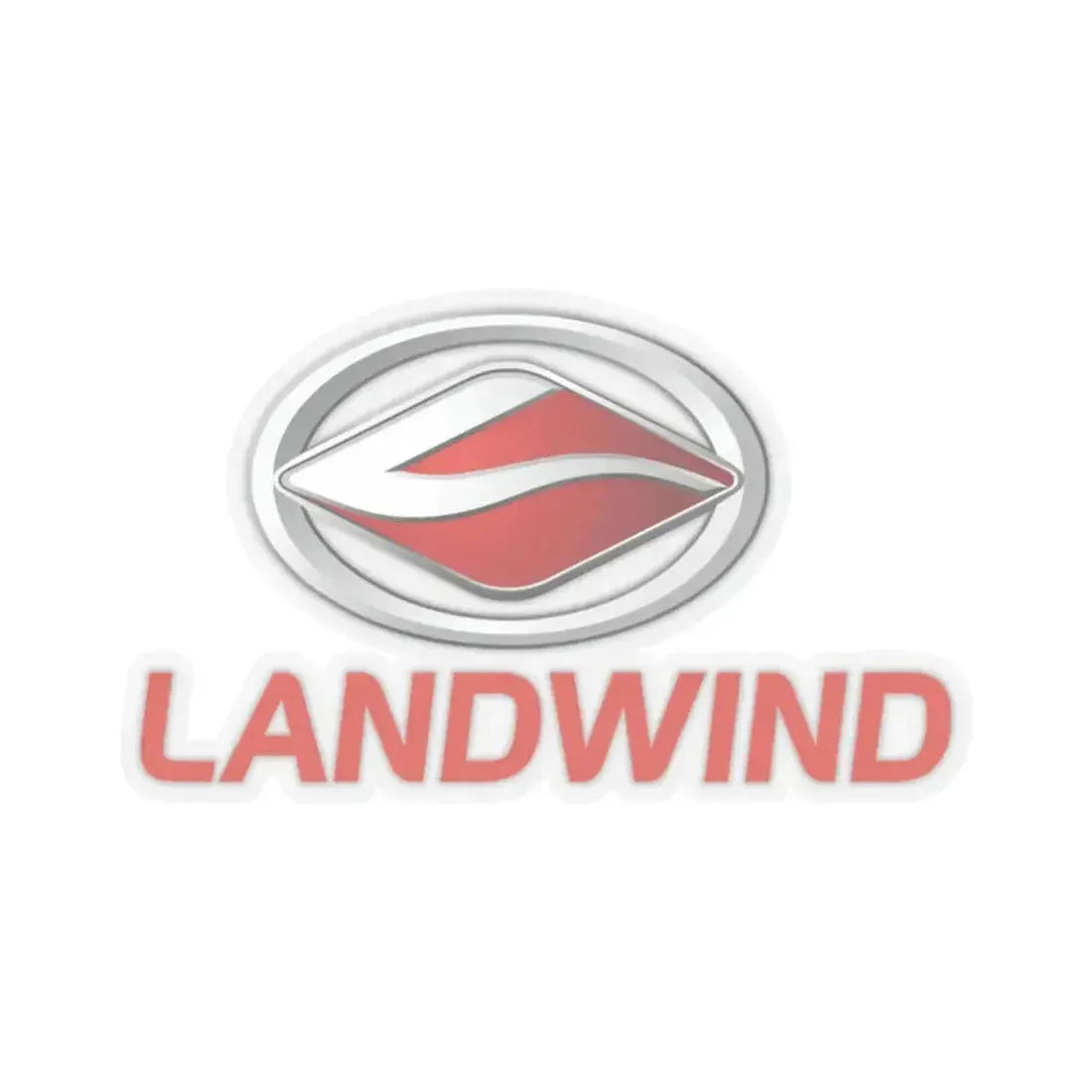 Landwind (Logo) STICKER Vinyl Kiss-Cut Decal 2 Inch Transparent - The Sticker Space