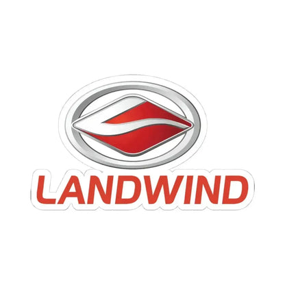 Landwind (Logo) STICKER Vinyl Kiss-Cut Decal 4 Inch White - The Sticker Space