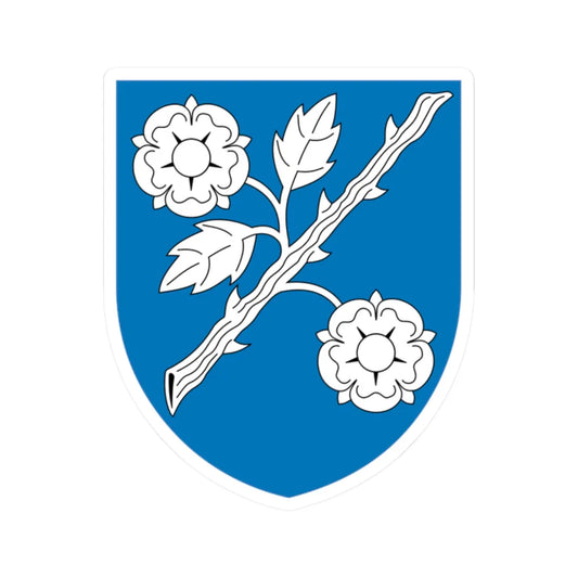 Langeland Kommune coa (Denmark) (Coat of Arms) STICKER Vinyl Kiss-Cut Decal 2 Inch White - The Sticker Space