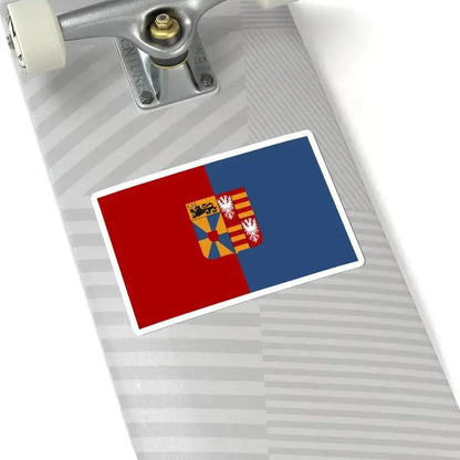 Langemark-Poelkapelle vlag (Belgium) STICKER Vinyl Kiss-Cut Decal - The Sticker Space
