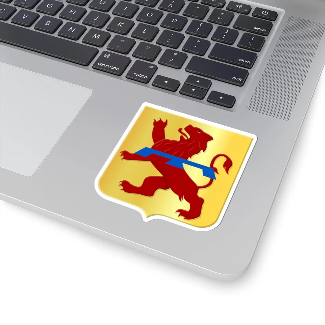 Langerak wapen (Netherlands) (Coat of Arms) STICKER Vinyl Kiss-Cut Decal - The Sticker Space