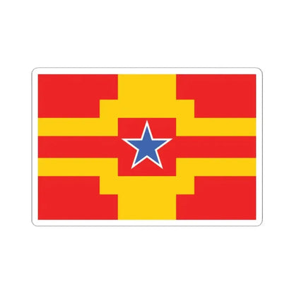 Langley British Columbia flag (Canada) STICKER Vinyl Kiss-Cut Decal 2 Inch White - The Sticker Space