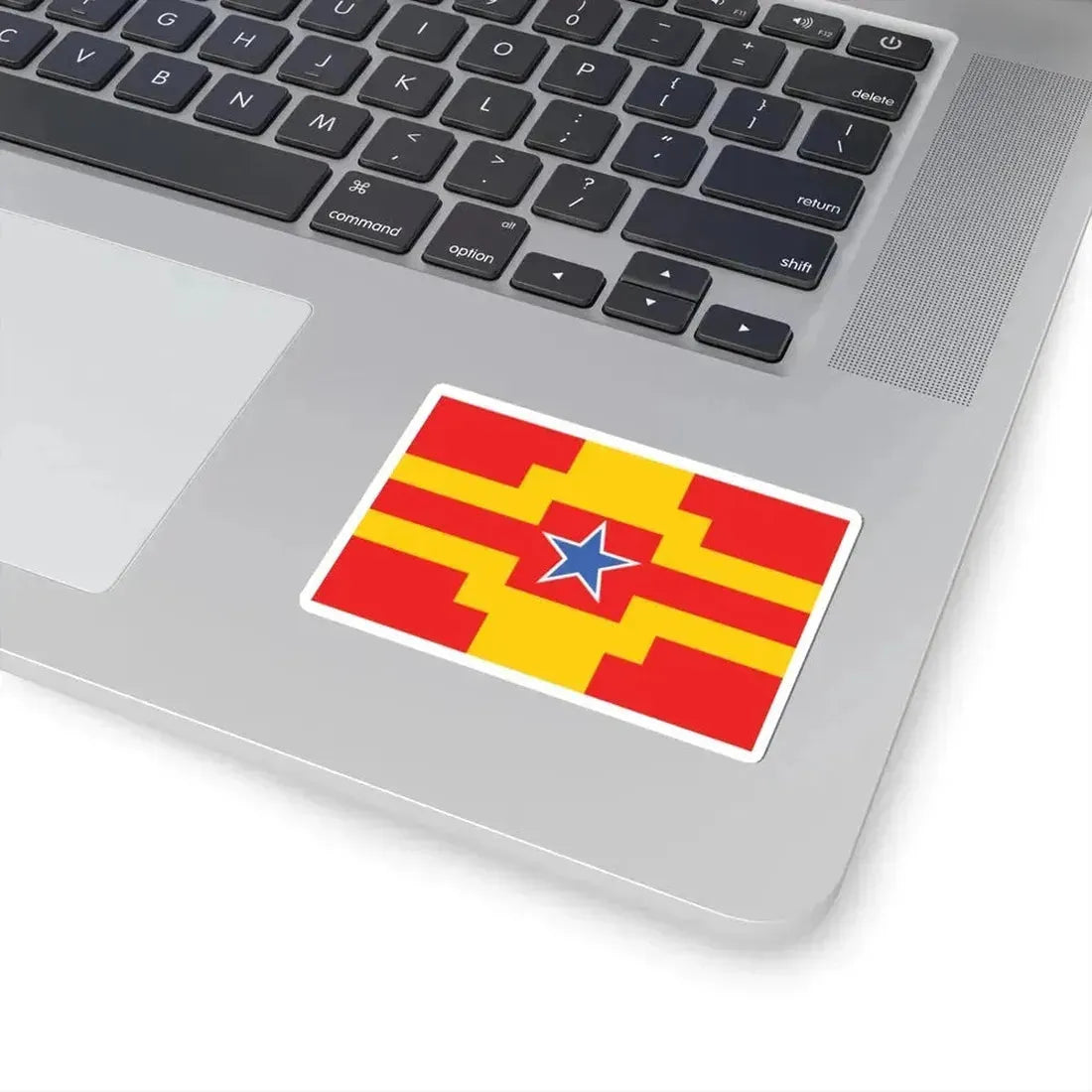 Langley British Columbia flag (Canada) STICKER Vinyl Kiss-Cut Decal - The Sticker Space