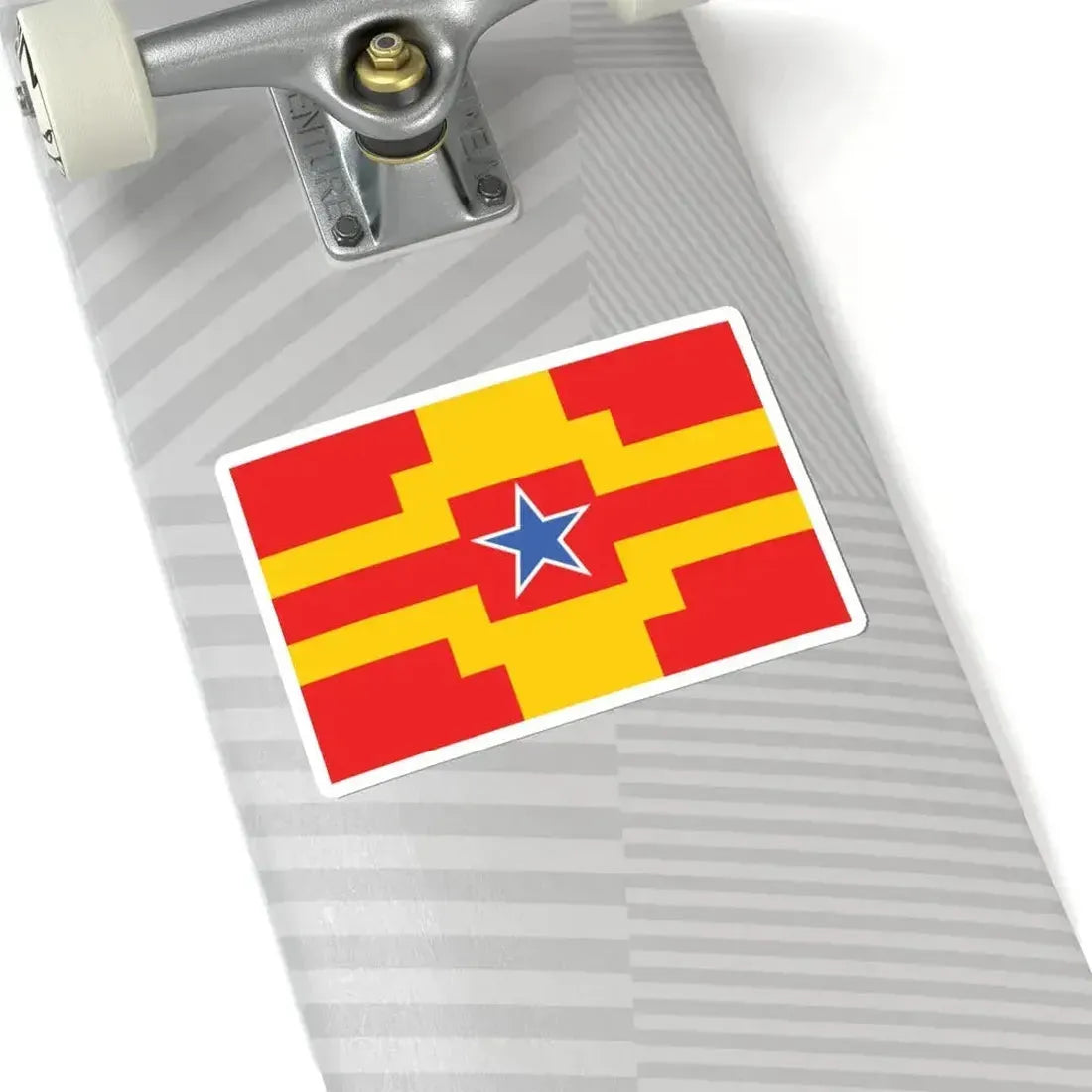 Langley British Columbia flag (Canada) STICKER Vinyl Kiss-Cut Decal - The Sticker Space