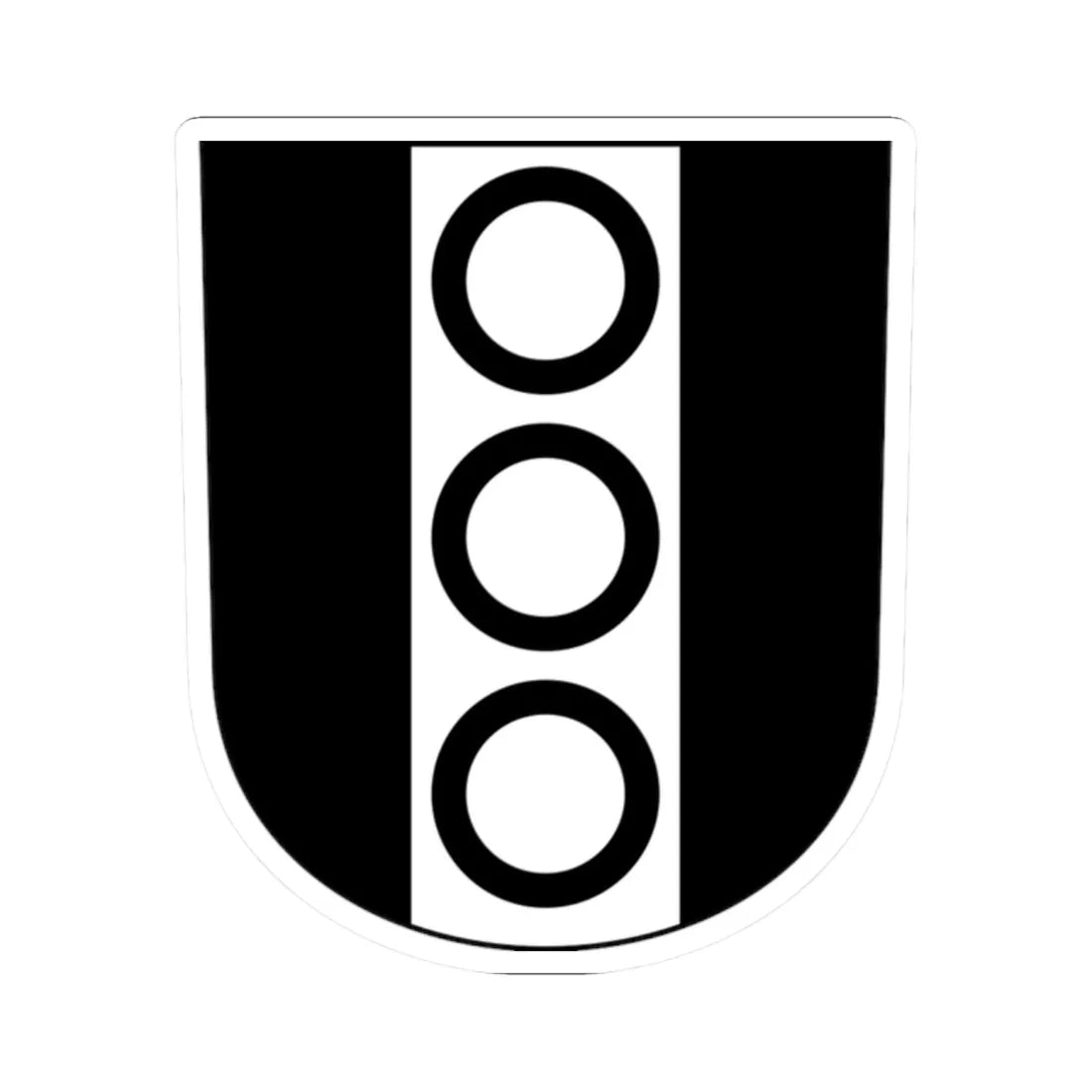 Langnau am Albis (Switzerland) (Coat of Arms) STICKER Vinyl Kiss-Cut Decal 2 Inch White - The Sticker Space