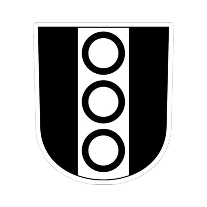 Langnau am Albis (Switzerland) (Coat of Arms) STICKER Vinyl Kiss-Cut Decal 6 Inch White - The Sticker Space