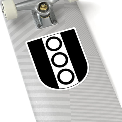 Langnau am Albis (Switzerland) (Coat of Arms) STICKER Vinyl Kiss-Cut Decal - The Sticker Space
