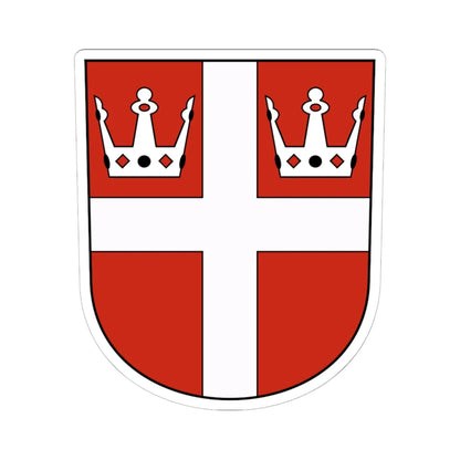 Langrickenbach-blazon (Switzerland) (Coat of Arms) STICKER Vinyl Kiss-Cut Decal 6 Inch White - The Sticker Space