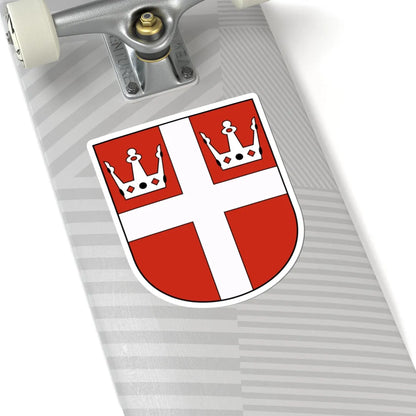 Langrickenbach-blazon (Switzerland) (Coat of Arms) STICKER Vinyl Kiss-Cut Decal - The Sticker Space