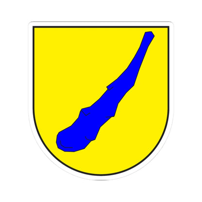 Langwies wappen (Switzerland) (Coat of Arms) STICKER Vinyl Kiss-Cut Decal 3 Inch White - The Sticker Space