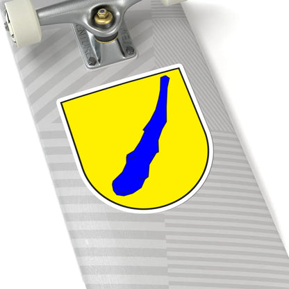 Langwies wappen (Switzerland) (Coat of Arms) STICKER Vinyl Kiss-Cut Decal - The Sticker Space