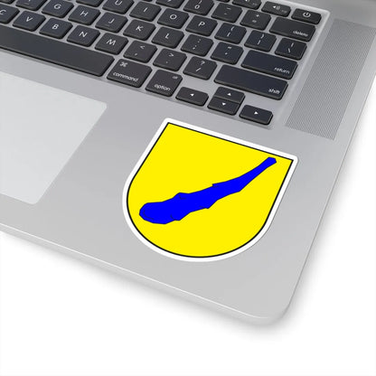 Langwies wappen (Switzerland) (Coat of Arms) STICKER Vinyl Kiss-Cut Decal - The Sticker Space
