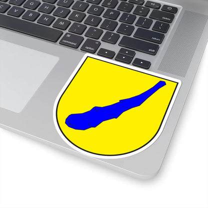 Langwies wappen (Switzerland) (Coat of Arms) STICKER Vinyl Kiss-Cut Decal - The Sticker Space