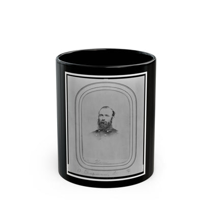 Lansard F. Chapman, Bust Portrait, Facing Slightly Left (U.S. Civil War) Black Coffee Mug-11oz-The Sticker Space