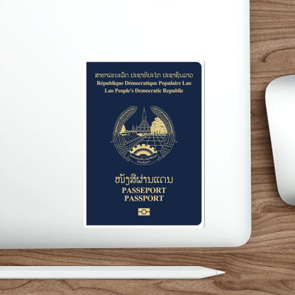 Laos Passport STICKER Vinyl Die-Cut Decal-The Sticker Space