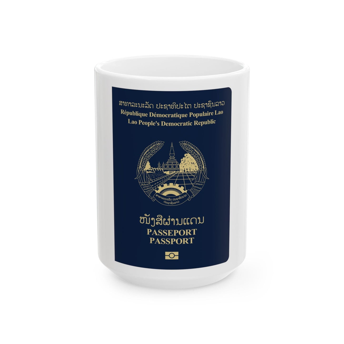 Laos Passport - White Coffee Mug