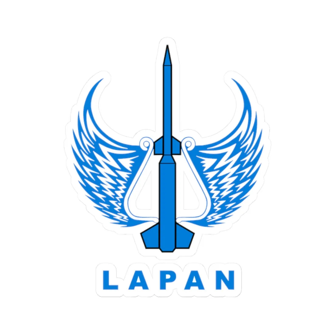 Lapan logo (Indonesia) (Coat of Arms) STICKER Vinyl Kiss-Cut Decal 2 Inch White - The Sticker Space