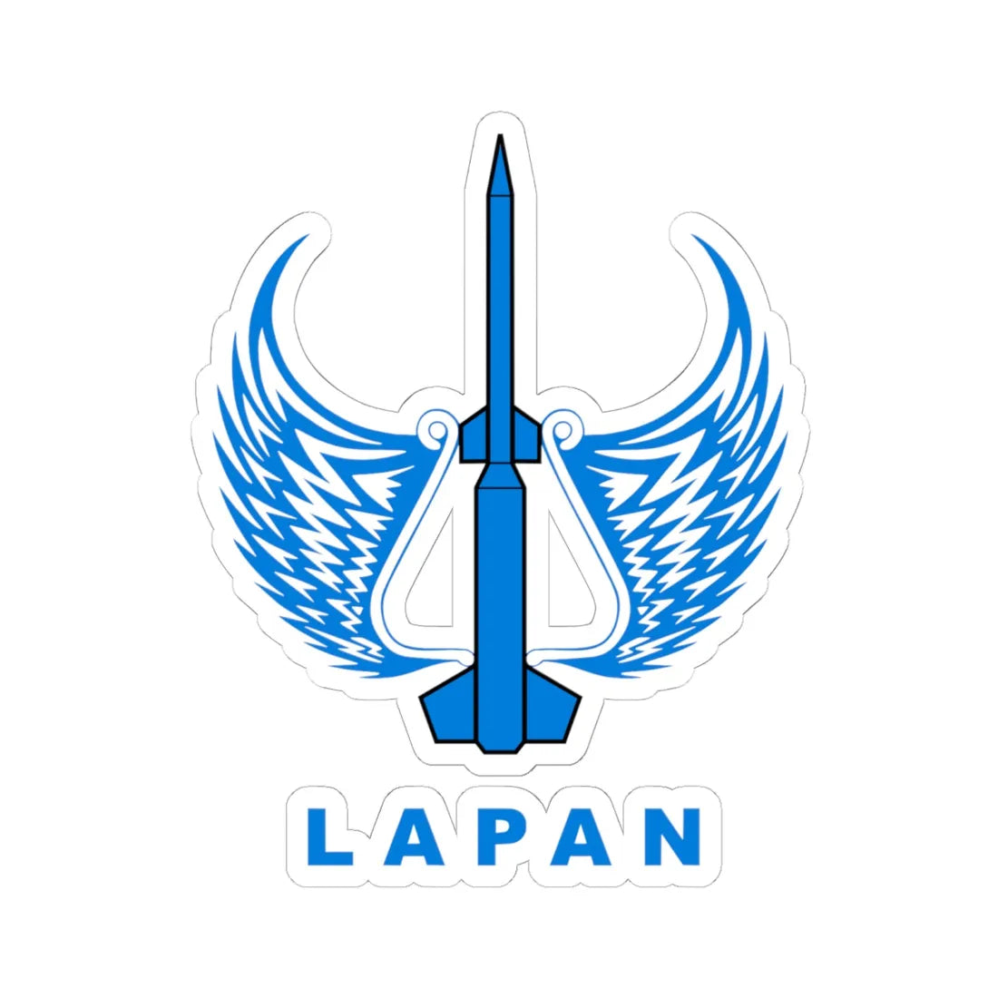 Lapan logo (Indonesia) (Coat of Arms) STICKER Vinyl Kiss-Cut Decal 6 Inch White - The Sticker Space