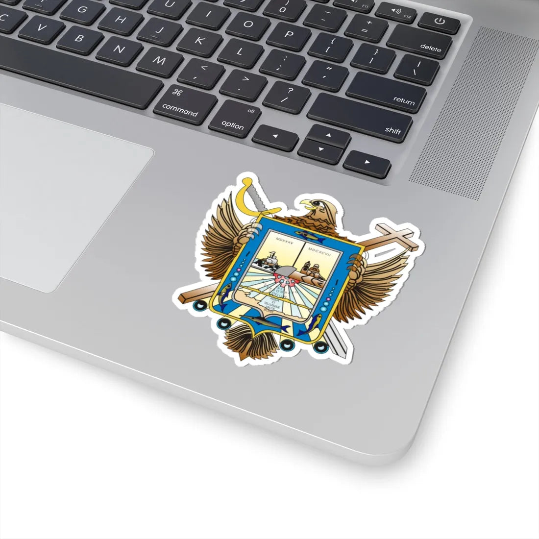 LAPAZBCSESCUDO (Mexico) (Coat of Arms) STICKER Vinyl Kiss-Cut Decal - The Sticker Space