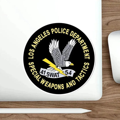 LAPD Special Weapons and Tactics SWAT STICKER Vinyl Die-Cut Decal - The Sticker Space