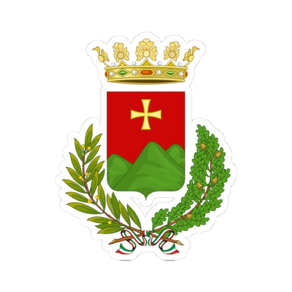 Lapedona-Stemma (Italy) (Coat of Arms) STICKER Vinyl Kiss-Cut Decal 3 Inch White - The Sticker Space