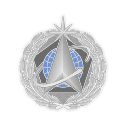 Lapel Button (U.S. Space Force) STICKER Vinyl Kiss-Cut Decal 4 Inch Transparent - The Sticker Space