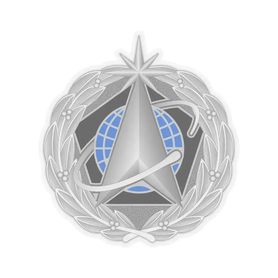 Lapel Button (U.S. Space Force) STICKER Vinyl Kiss-Cut Decal 6 Inch Transparent - The Sticker Space