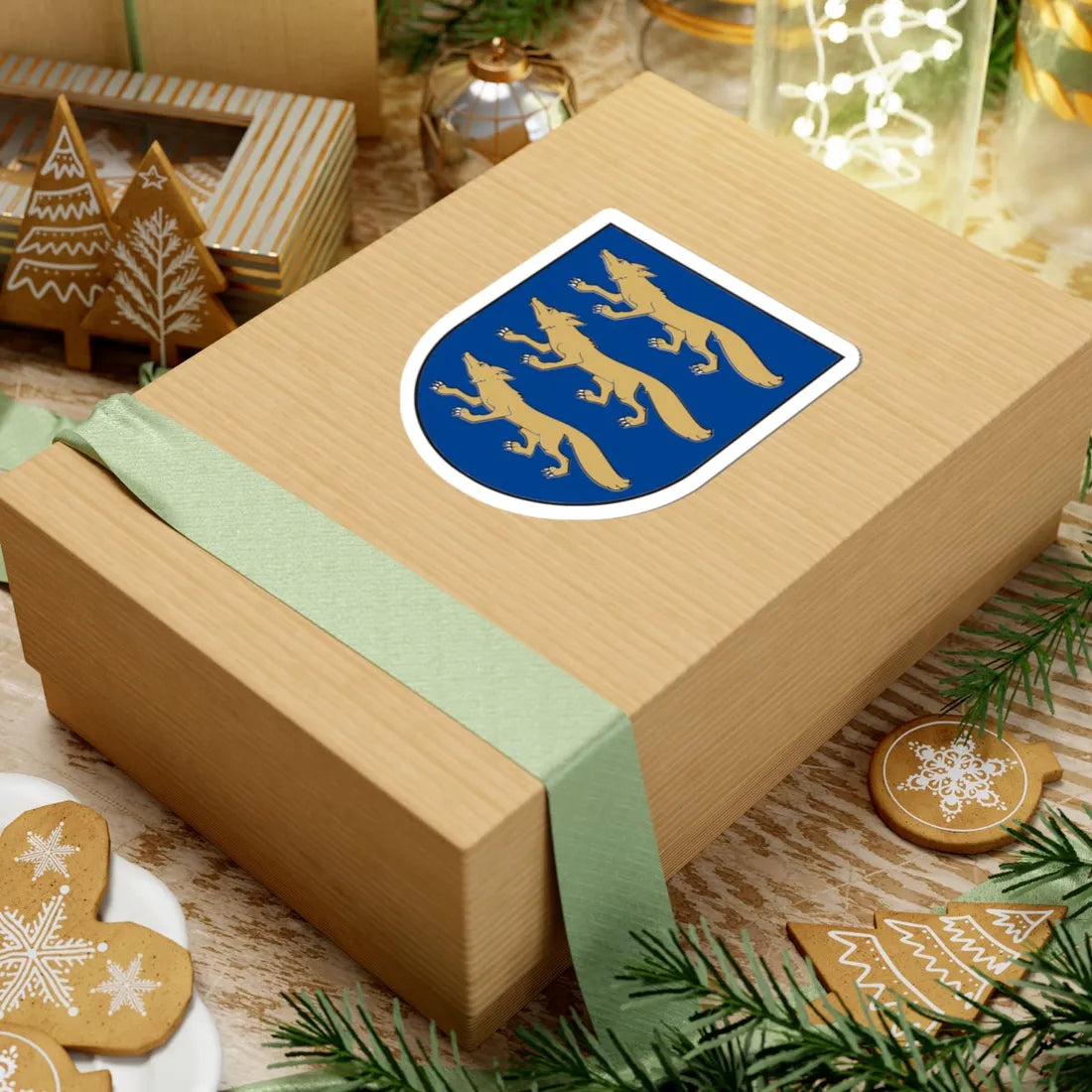 Lapių herbas (Lithuania) (Coat of Arms) STICKER Vinyl Kiss-Cut Decal - The Sticker Space