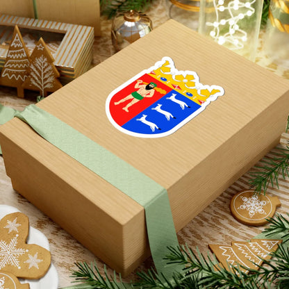 Lapin läänin vaakuna (Finland) (Coat of Arms) STICKER Vinyl Kiss-Cut Decal - The Sticker Space