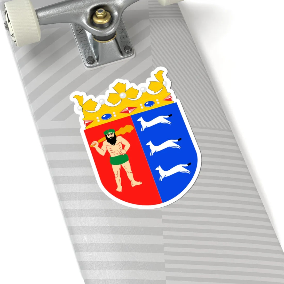 Lapin läänin vaakuna (Finland) (Coat of Arms) STICKER Vinyl Kiss-Cut Decal - The Sticker Space