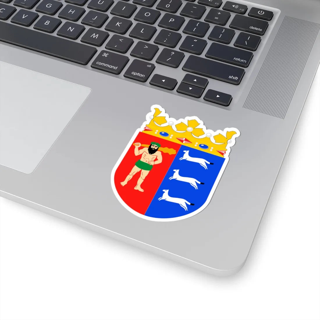 Lapin läänin vaakuna (Finland) (Coat of Arms) STICKER Vinyl Kiss-Cut Decal - The Sticker Space