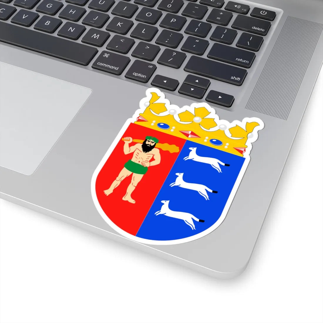 Lapin läänin vaakuna (Finland) (Coat of Arms) STICKER Vinyl Kiss-Cut Decal - The Sticker Space