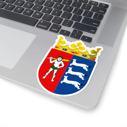 Lapin lääni.vaakuna.1997 (Finland) (Coat of Arms) STICKER Vinyl Kiss-Cut Decal - The Sticker Space