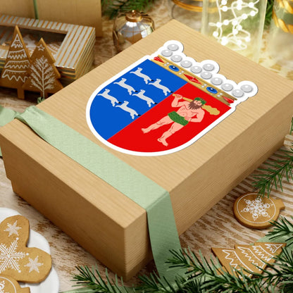 Lapin lääni.vaakuna.old (Finland) (Coat of Arms) STICKER Vinyl Kiss-Cut Decal - The Sticker Space