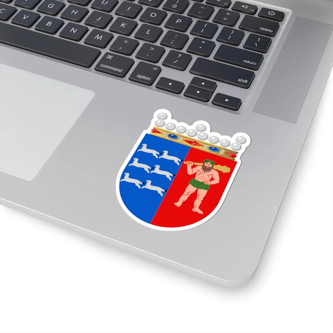 Lapin lääni.vaakuna.old (Finland) (Coat of Arms) STICKER Vinyl Kiss-Cut Decal - The Sticker Space