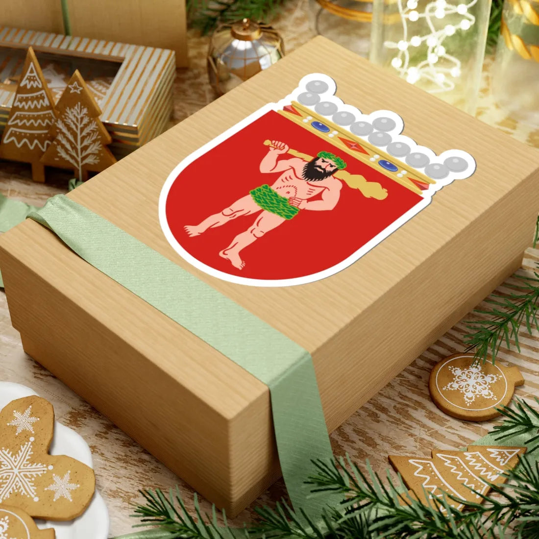 Lapin maakunnan vaakuna (Finland) (Coat of Arms) STICKER Vinyl Kiss-Cut Decal - The Sticker Space