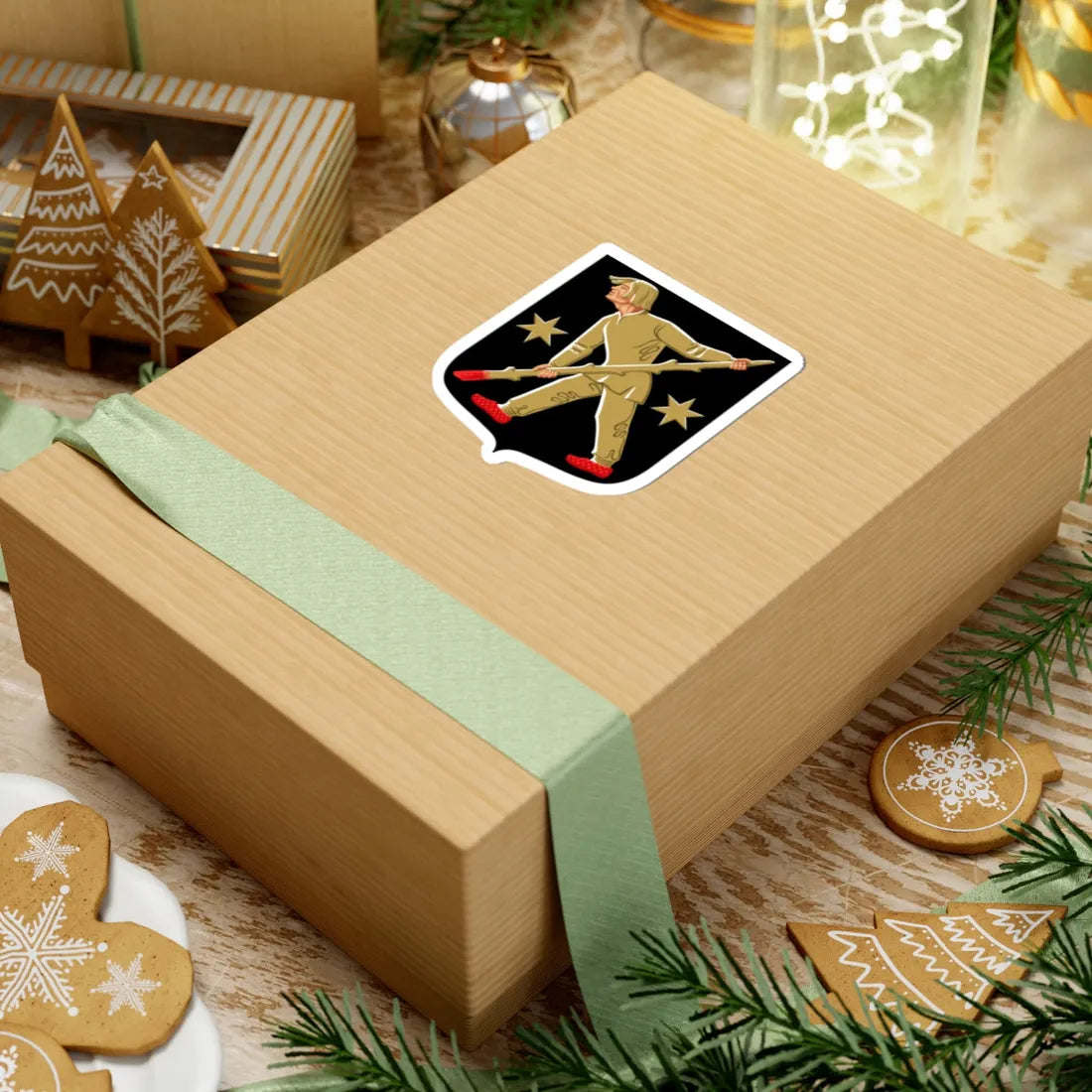 Lapinlahti.vaakuna (Finland) (Coat of Arms) STICKER Vinyl Kiss-Cut Decal - The Sticker Space