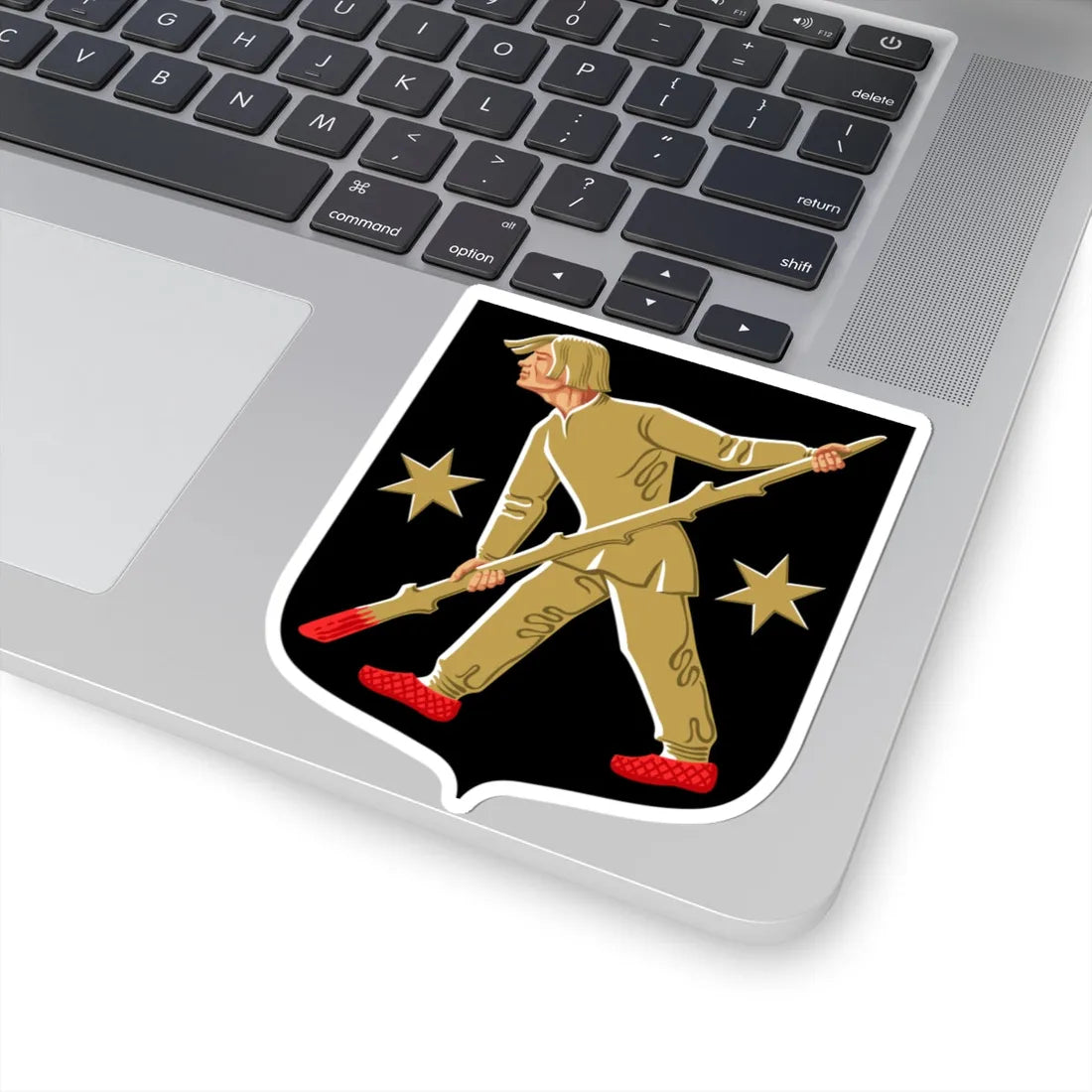 Lapinlahti.vaakuna (Finland) (Coat of Arms) STICKER Vinyl Kiss-Cut Decal - The Sticker Space