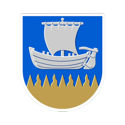 Lappajärvi.vaakuna (Finland) (Coat of Arms) STICKER Vinyl Kiss-Cut Decal 3 Inch White - The Sticker Space