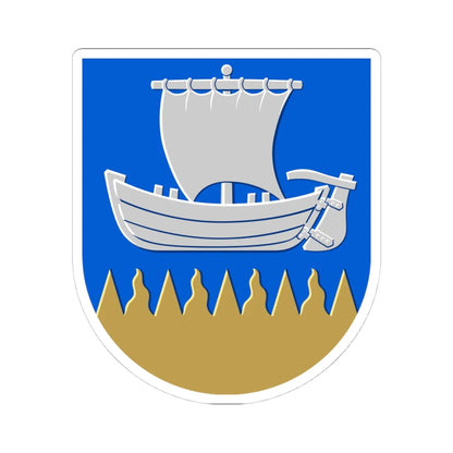 Lappajärvi.vaakuna (Finland) (Coat of Arms) STICKER Vinyl Kiss-Cut Decal 4 Inch White - The Sticker Space