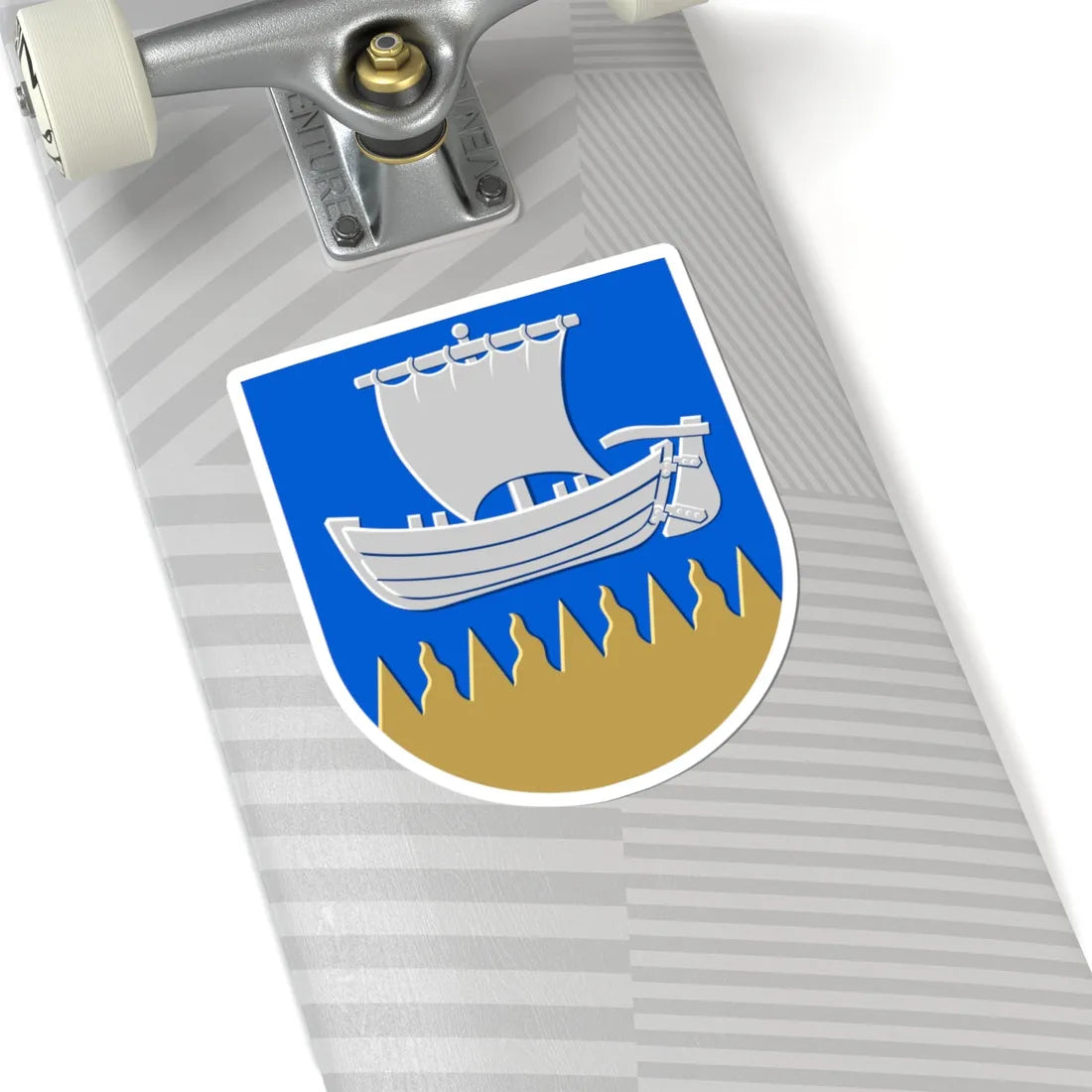 Lappajärvi.vaakuna (Finland) (Coat of Arms) STICKER Vinyl Kiss-Cut Decal - The Sticker Space