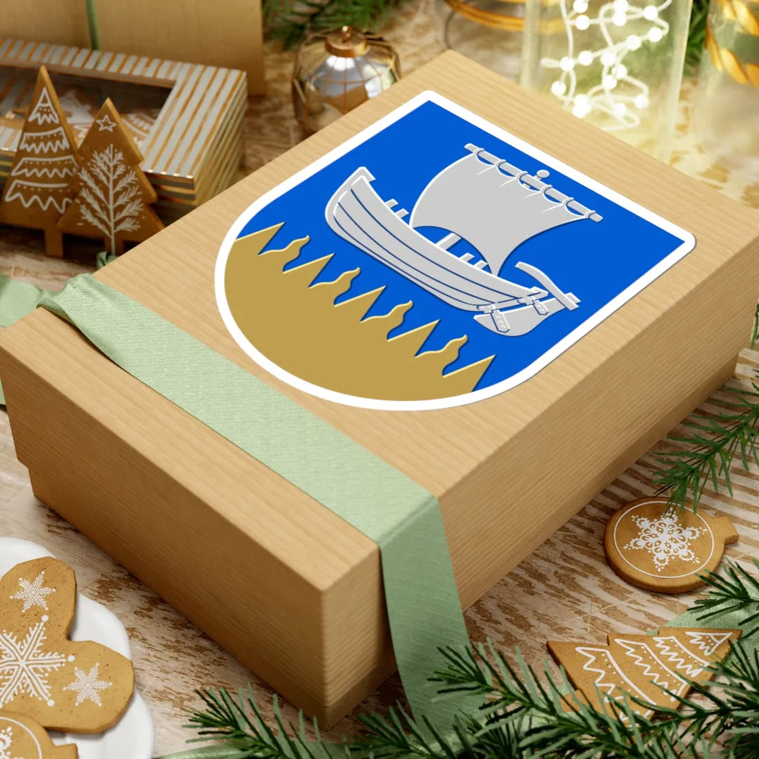 Lappajärvi.vaakuna (Finland) (Coat of Arms) STICKER Vinyl Kiss-Cut Decal - The Sticker Space